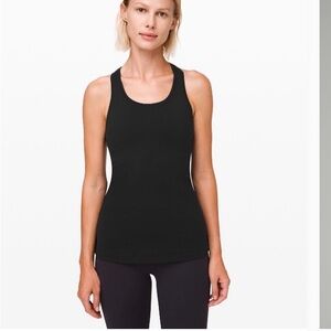 Black Lululemon Cool Racerback Tank Top